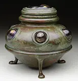 Jeweled Inkwell by Tiffany Studios, sold Jun 2016