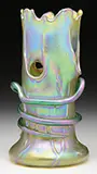 Decorated Tree Trunk Vase by Loetz, sold Jun 2016