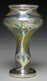 Silver Overlay Decorated Vase by Loetz, sold Jun 2016