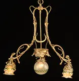 Chandelier by Loetz, sold Jun 2016
