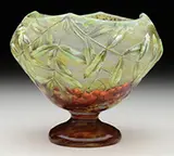 Cameo and Enameled Berry Vase by Daum, sold Jun 2016
