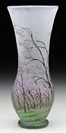 Rain Scene Vase by Daum, sold Jun 2016