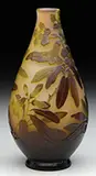 Cameo Floral Vase by Galle, sold Jun 2016