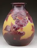 Mold Blown Cherry Vase by Galle, sold Jun 2016