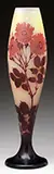 Floral Cameo Glass Vase by Galle, sold Jun 2016