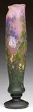 Padded & Wheel Carved Vase by Daum, sold Jun 2016