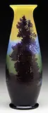 Scenic Cameo Vase by Galle, sold Jun 2016