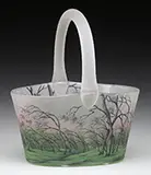 Rain Scene Basket by Daum, sold Jun 2016