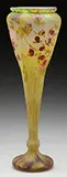 Vitrified Cameo Berry Vase by Daum, sold Jun 2016