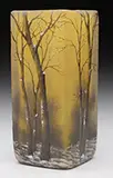 Winter Scene Vase by Daum, sold Jun 2016