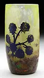 Daum, Blackberry Vase