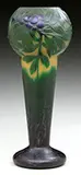 Wheel Carved Vase by Daum, sold Jun 2016