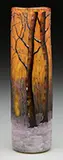 Daum, Winter Scene Vase