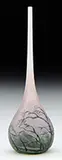 Miniature Rain Scene Vase by Daum, sold Jun 2016