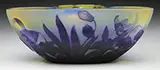 Tri-Corner Bowl by Galle, sold Jun 2016