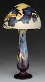 Galle, Four Color Cameo Lamp