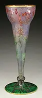 Daum, Cameo and Enameled Vase