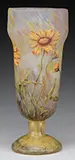 Daum, Cameo and Enameled Vase