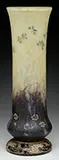 Cameo and Enameled Cornflower Vase by Daum, sold Nov 2016