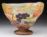 Daum, Blackberry Cameo Bowl