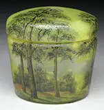 Daum, Spring Scene Covered Box