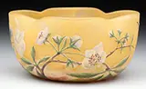Daum, Cameo and Enameled Bowl