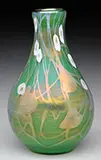 Green Millefiori Vase by Alexander Joseph von Steuben, sold Nov 2016