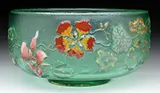 Cameo and Enameled Bowl by Galle, sold Nov 2016