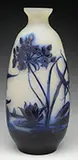 Cameo Lily Pond Vase by Galle, sold Nov 2016