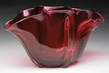 Selenium Red Grotesque Vase by Alexander Joseph von Steuben, sold Nov 2016