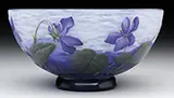 Cameo and Enameled Bowl by Daum, sold Nov 2016