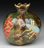 Faience Vase by Galle, sold Nov 2016