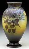 Mold Blown Vase by Galle, sold Nov 2016