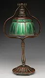 Tiffany Studios, Linenfold Desk Lamp