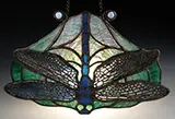 Tiffany Studios, Dragonfly Lamp Pendant