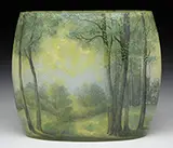 Spring Scene Pillow Vase by Daum, sold Nov 2016