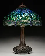 Tiffany Studios, Drop-Head Dragonfly Table Lamp