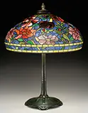 Peony Table Lamp by Tiffany Studios, sold Nov 2016