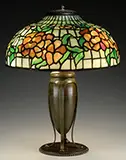 Pansy Table Lamp by Tiffany Studios, sold Nov 2016