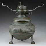 Electrified Oil Lamp Base by Tiffany Studios, sold Nov 2016
