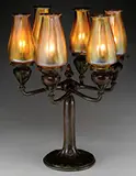 6-Arm Candelabra by Tiffany Studios, sold Nov 2016