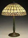 Colonial Jeweled Band Table Lamp by Tiffany Studios, sold Nov 2016