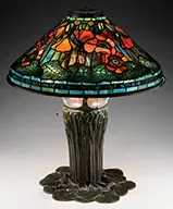 Tiffany Studios, Poppy Table Lamp