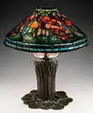 Poppy Table Lamp by Tiffany Studios, sold Nov 2016
