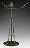 Adjustable Tripod Lamp Base by Tiffany Studios, sold Nov 2016