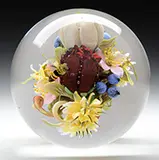 Modern Orb by Paul Stankard, sold Nov 2016