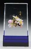 Upright Botanical by Paul Stankard, sold Nov 2016
