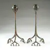 Root Candlesticks by Tiffany Studios, sold Nov 2004
