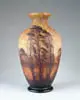 Daum, Storm Scene Vase