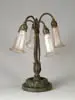 Five Lily Lamp by Alexander Joseph von Steuben, sold Nov 2004